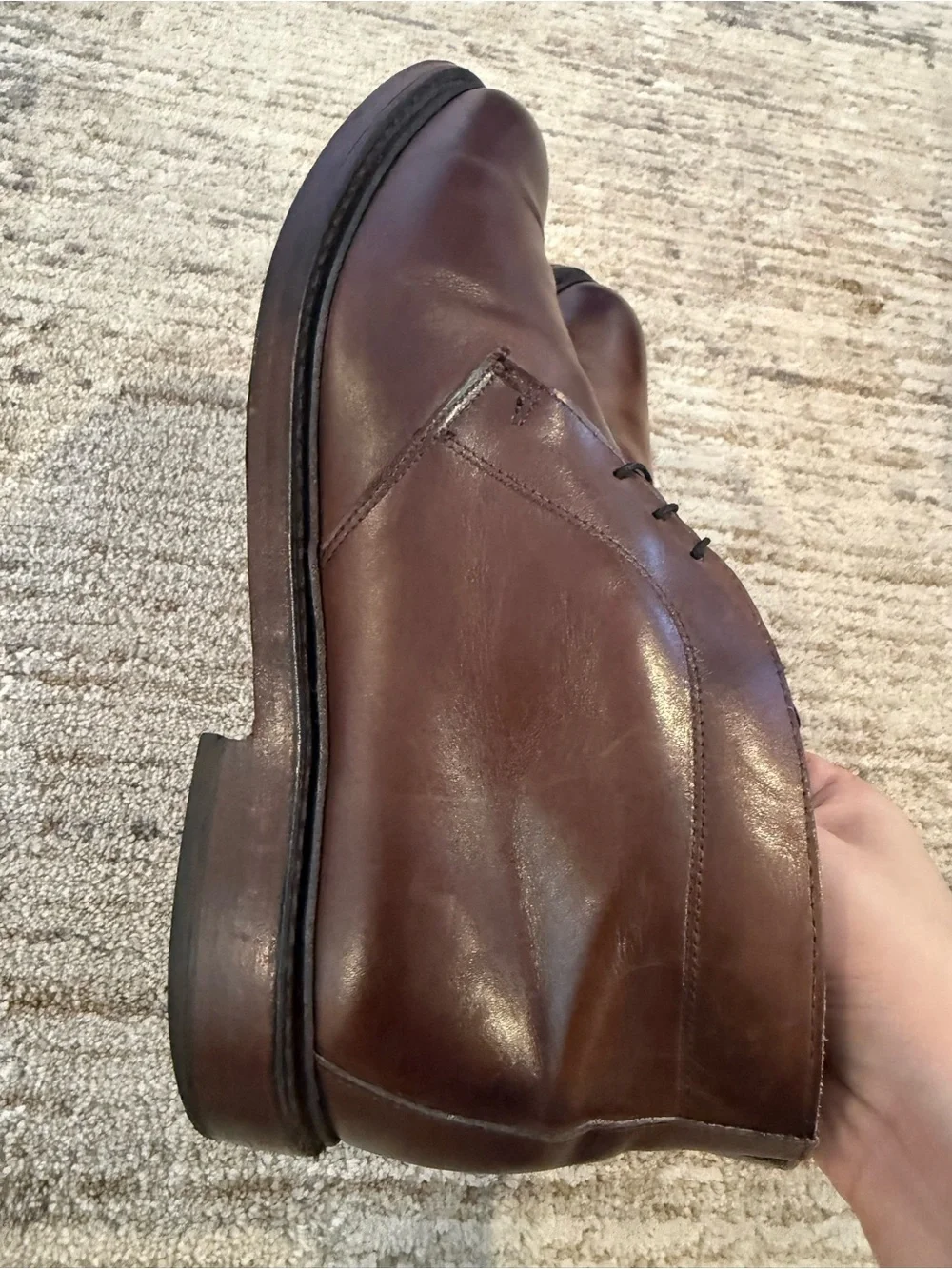 Ellen Edmonds  Dundee 2.0 Chukka Brown leather booties